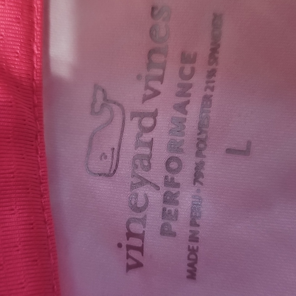 Vineyard vines Pink Leaf Print Pullover - Picture 4 of 7